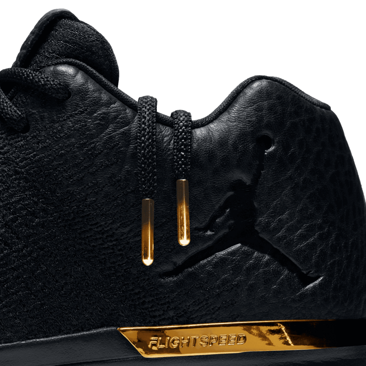 Air Jordan XXX1 Low Black Gold Angle 4