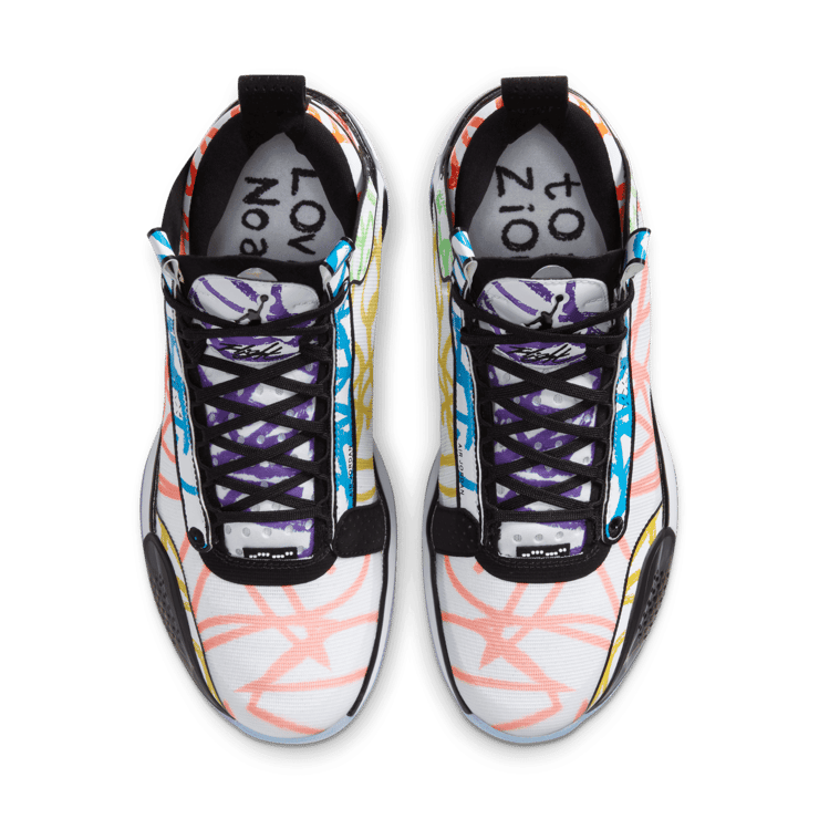 Air Jordan XXXIV Zion Williamson Coloring Book Angle 1