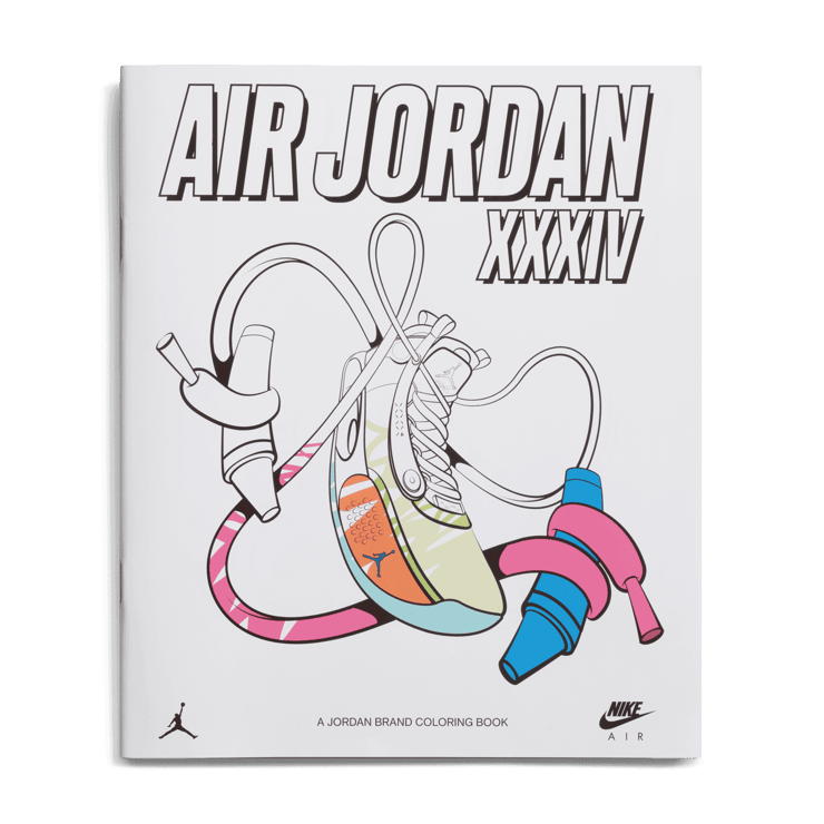 Air Jordan XXXIV Zion Williamson Coloring Book (GS) DA4450-100