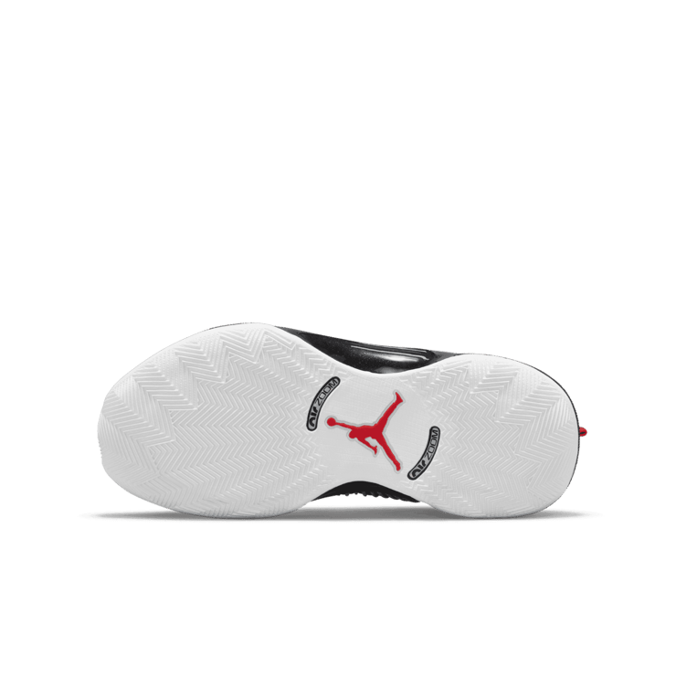 Air Jordan XXXV White Metallic Silver Black (GS) Angle 0