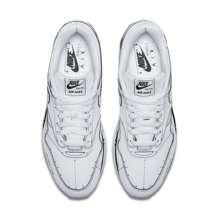 Nike Air Max 1 Tinker Schematic Angle 1