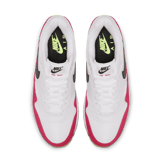 Nike Air Max 1 White Black Volt Rush Pink Angle 1