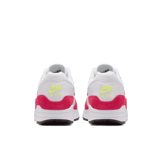 Nike Air Max 1 White Black Volt Rush Pink Angle 3