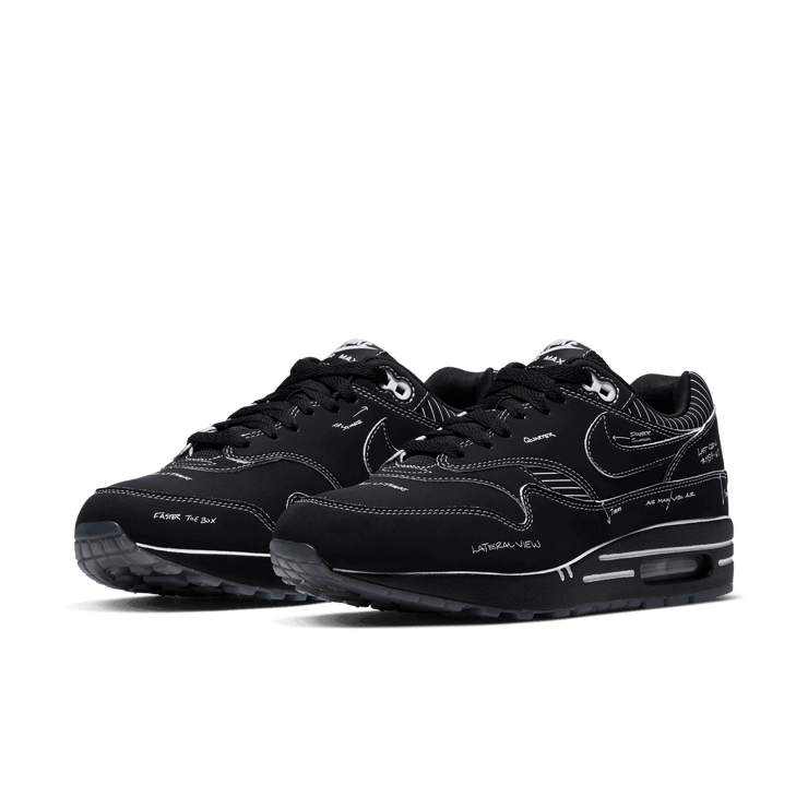 Nike Air Max 1 Tinker Sketch to Shelf Black Angle 2