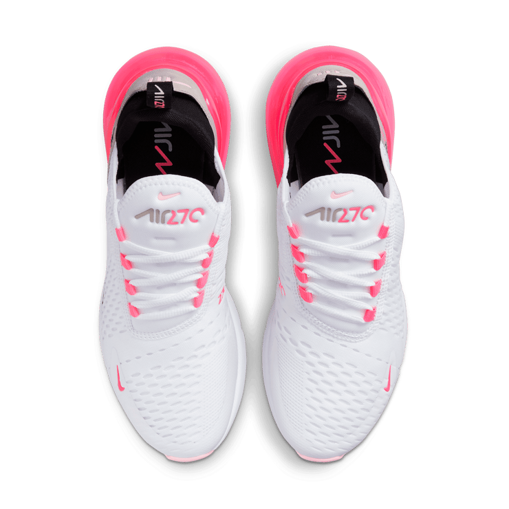 Nike Air Max 270 Essential White Pink Black (W) Angle 1