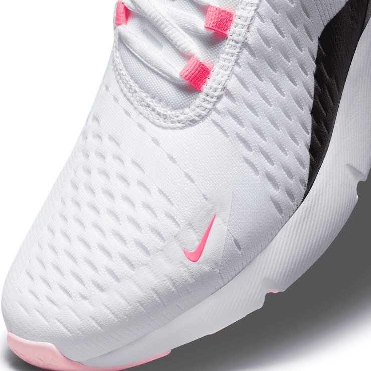 Nike Air Max 270 Essential White Pink Black (W) Angle 4