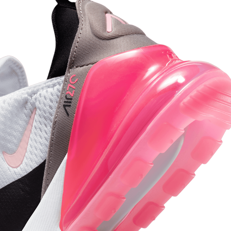 Nike Air Max 270 Essential White Pink Black (W) Angle 5