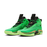 Air Jordan 36 Green and Gold Angle 2