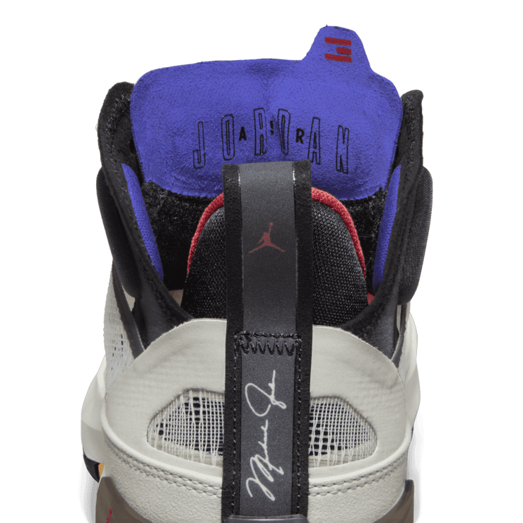 Air Jordan 37 Light Bone Dark Concord (GS) Angle 6