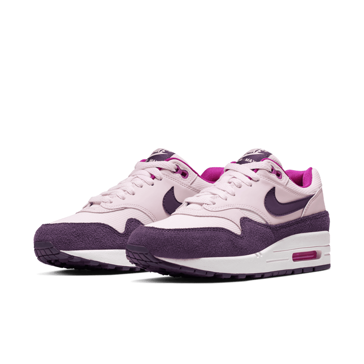 Nike Air Max 1 Light Soft Pink Grand Purple (W) Angle 2