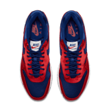 Nike Air Max 1 Satin University Red Deep Royal Blue Angle 1
