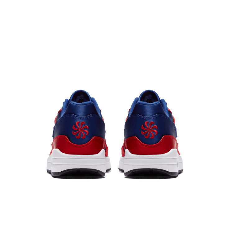 Nike Air Max 1 Satin University Red Deep Royal Blue Angle 3