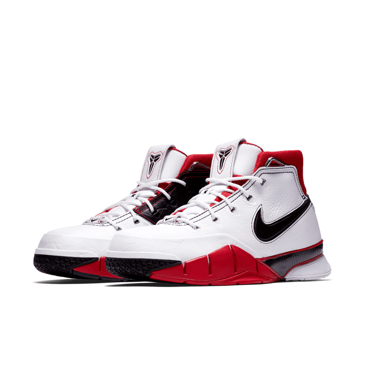 Nike Kobe 1 Protro White Black Red (All-Star) Angle 2