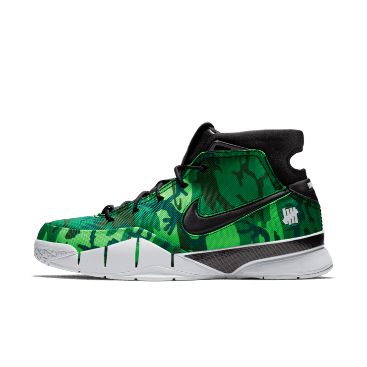 Nike Kobe 1 Protro Undefeated Green Camo (Silver Lake) Angle 0