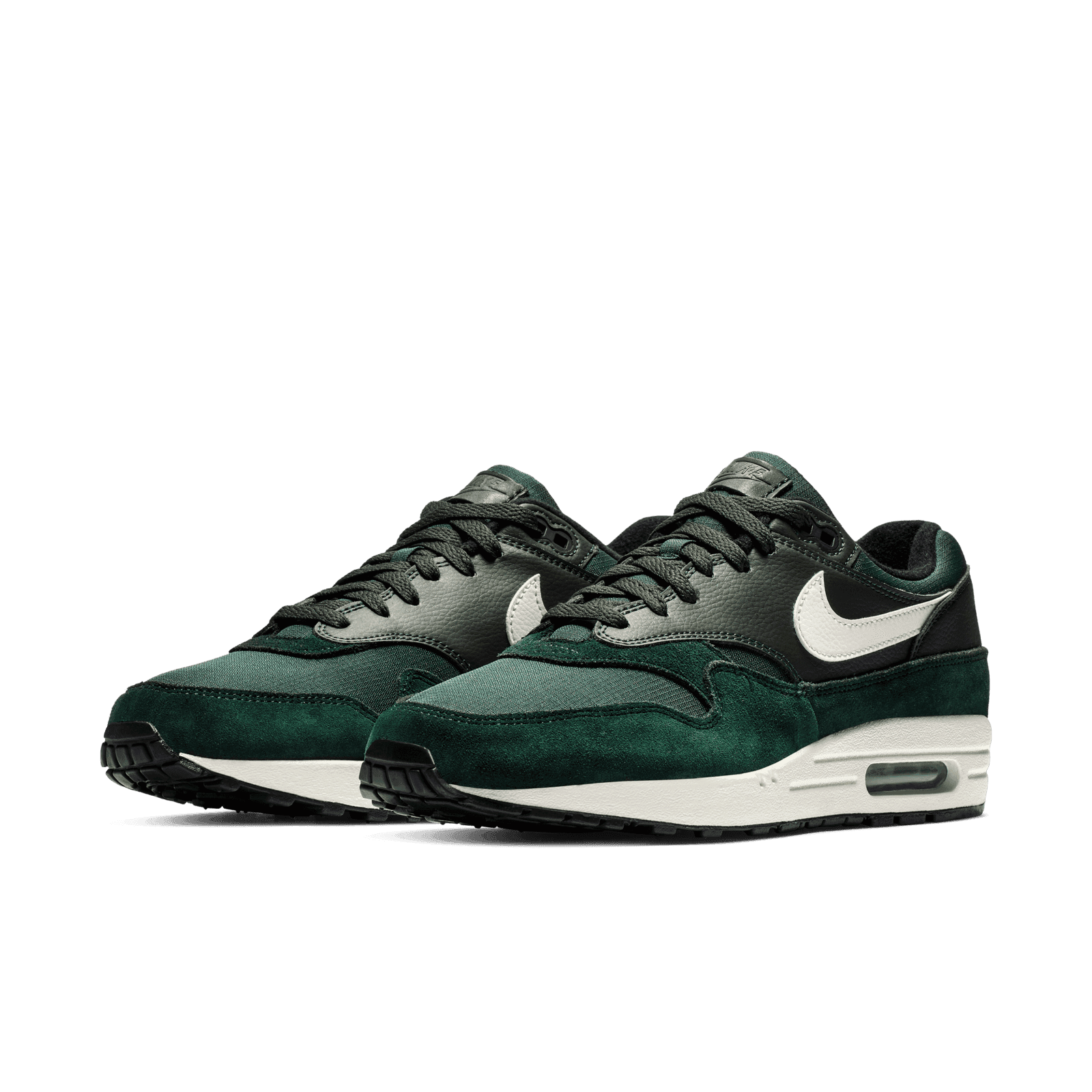 nike air max 1 outdoor green sail & black