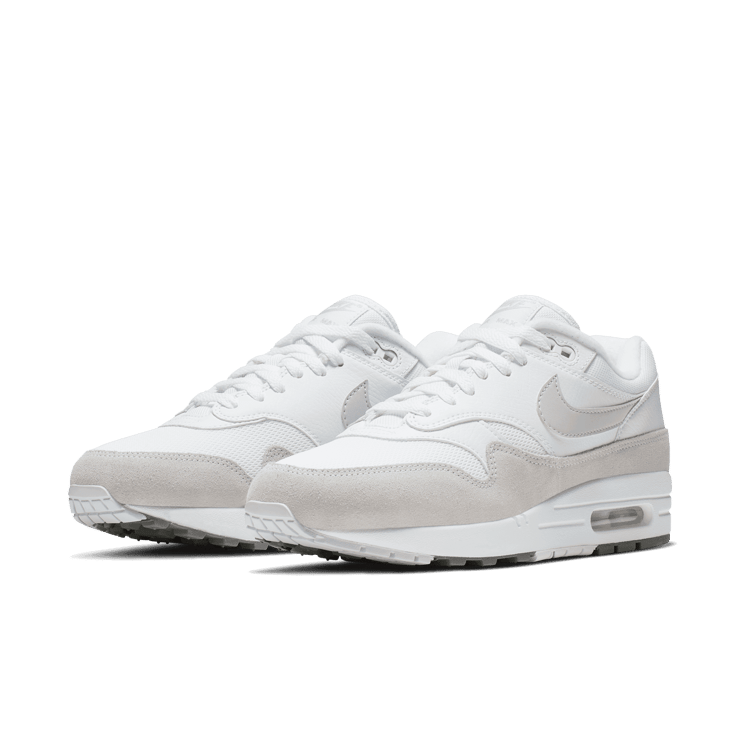 Nike Air Max 1 White Pure Platinum Angle 2