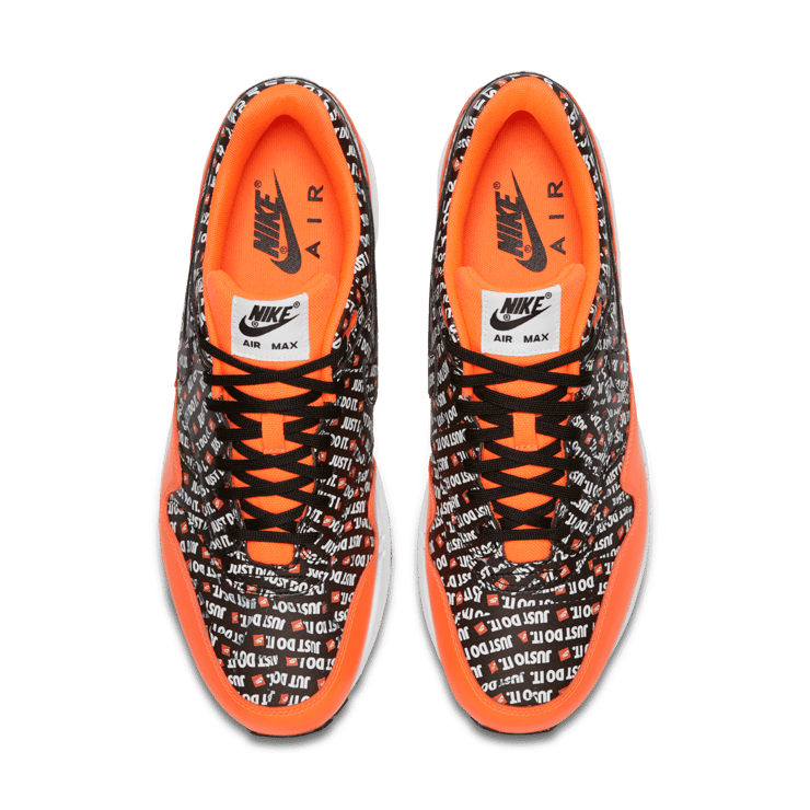 Nike Air Max 1 Just Do It Pack Black Orange Angle 1