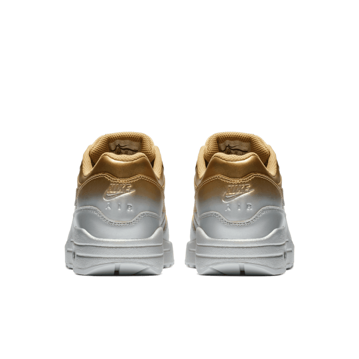 Nike Air Max 1 LX Metallic Gold Metallic Platinum (W) Angle 3