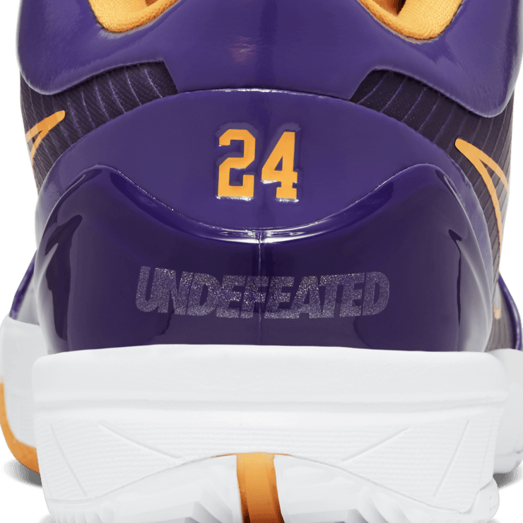 Nike Kobe 4 Protro Undefeated Los Angeles Lakers Angle 8