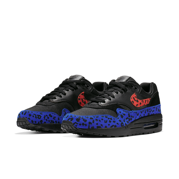 Nike Air Max 1 Black Leopard (W) Angle 2