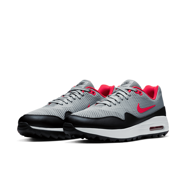 Nike Air Max 1 Golf Particle Grey Red Angle 2