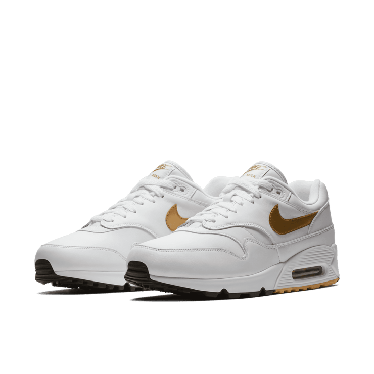 Nike Air Max 90/1 White Gold Angle 2