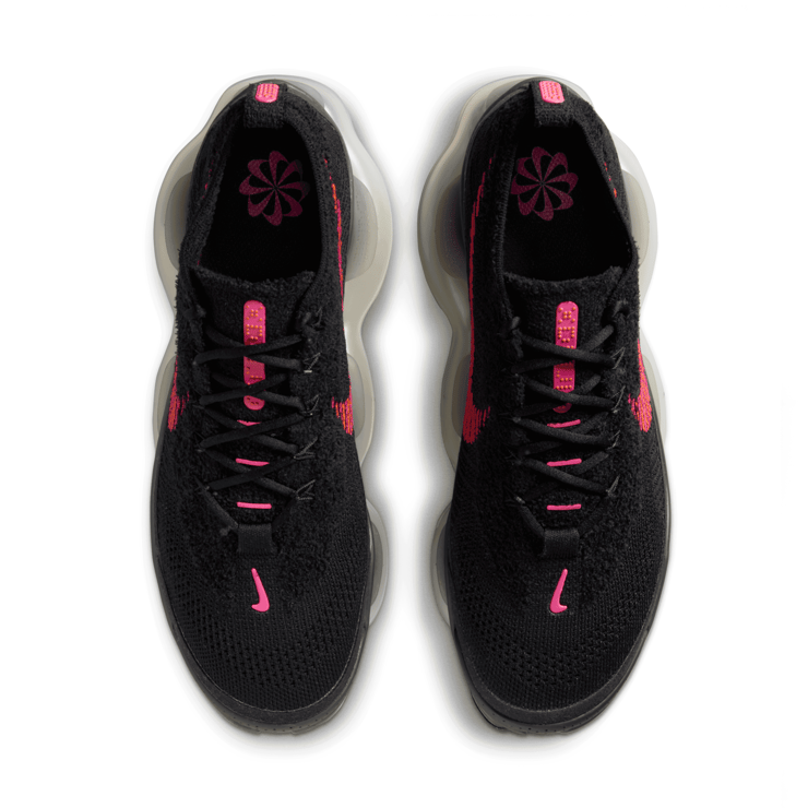 Nike Air Max Scorpion Black and Fireberry Angle 2