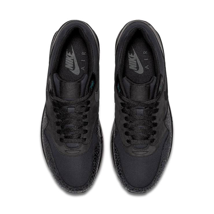 Nike Air Max 1 Black/Black-Bonsai Angle 1