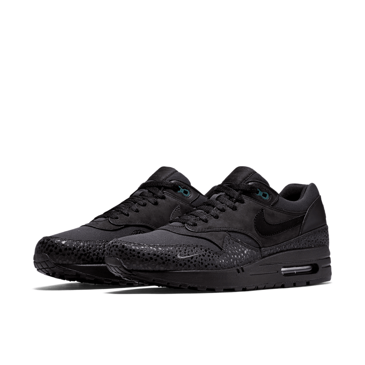 Nike Air Max 1 Black/Black-Bonsai Angle 2