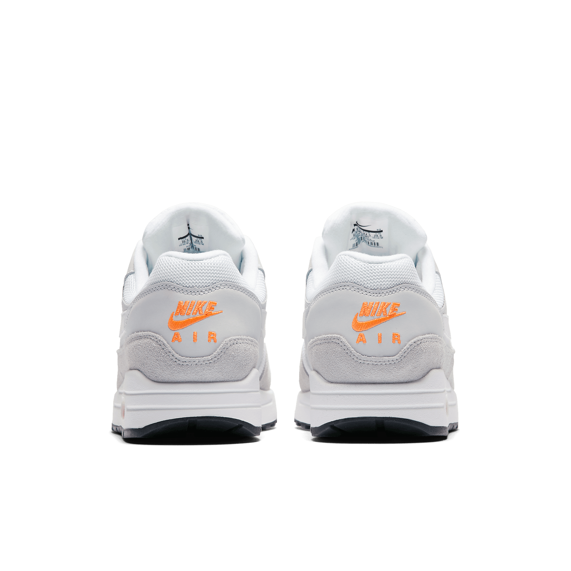 air max 1 pure platinum orange