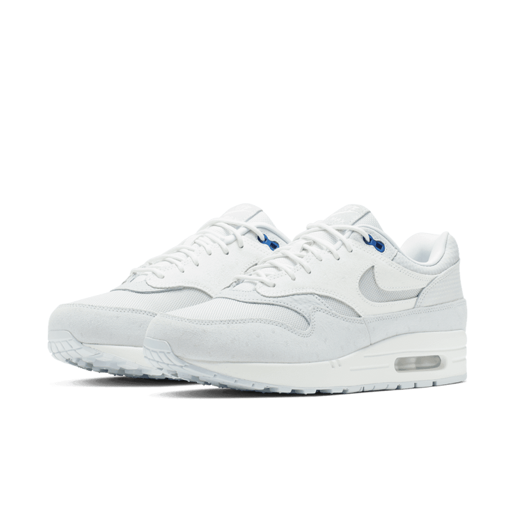 Nike Air Max 1 Pure Platinum Racer Blue Angle 2