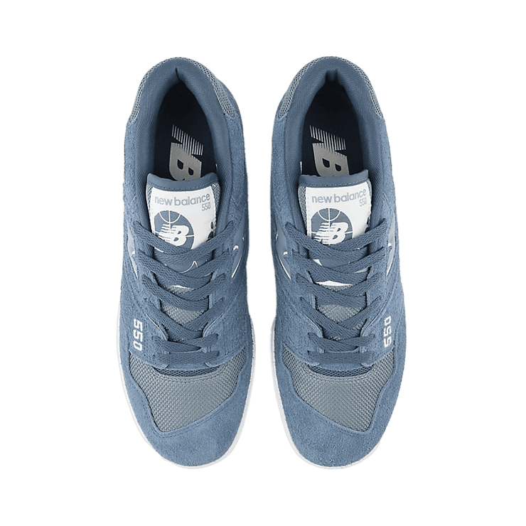 New Balance 550 Blue Suede Angle 1