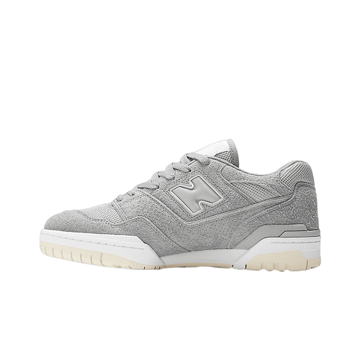New Balance 550 Grey Suede Angle 0