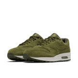 Nike Air Max 1 Olive Canvas Suede Angle 2