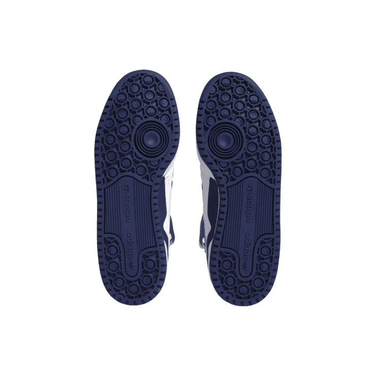 adidas Forum Mid Cloud White Dark Blue (W) Angle 1