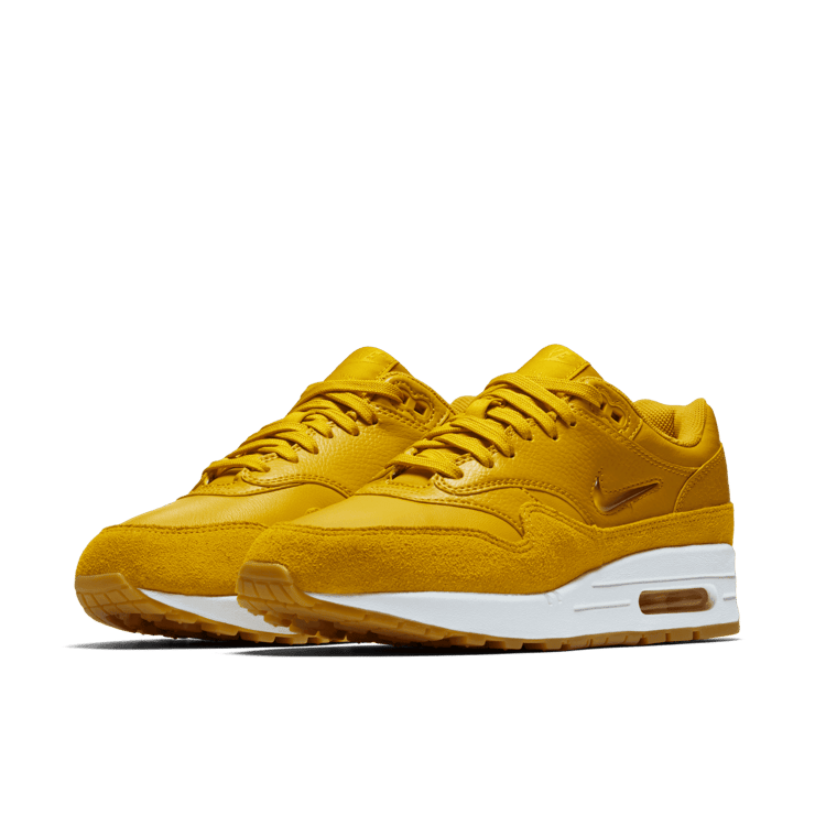 Nike Air Max 1 Jewel Mineral Yellow (W) Angle 2