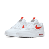 Nike Air Max 1 Tongue Tab White Team Orange Angle 2