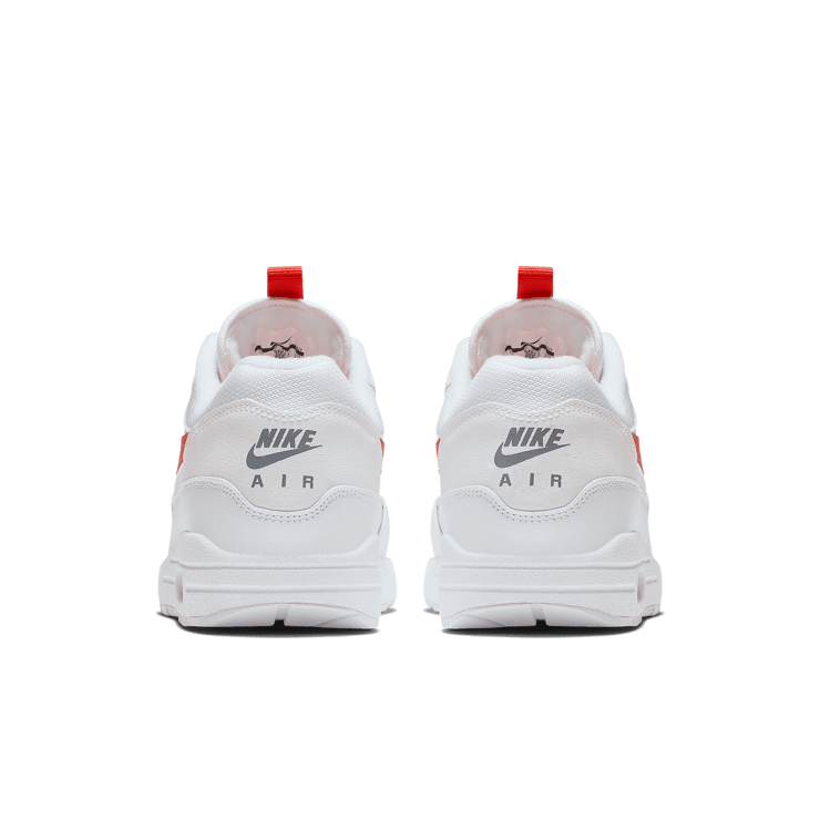 Nike Air Max 1 Tongue Tab White Team Orange Angle 3