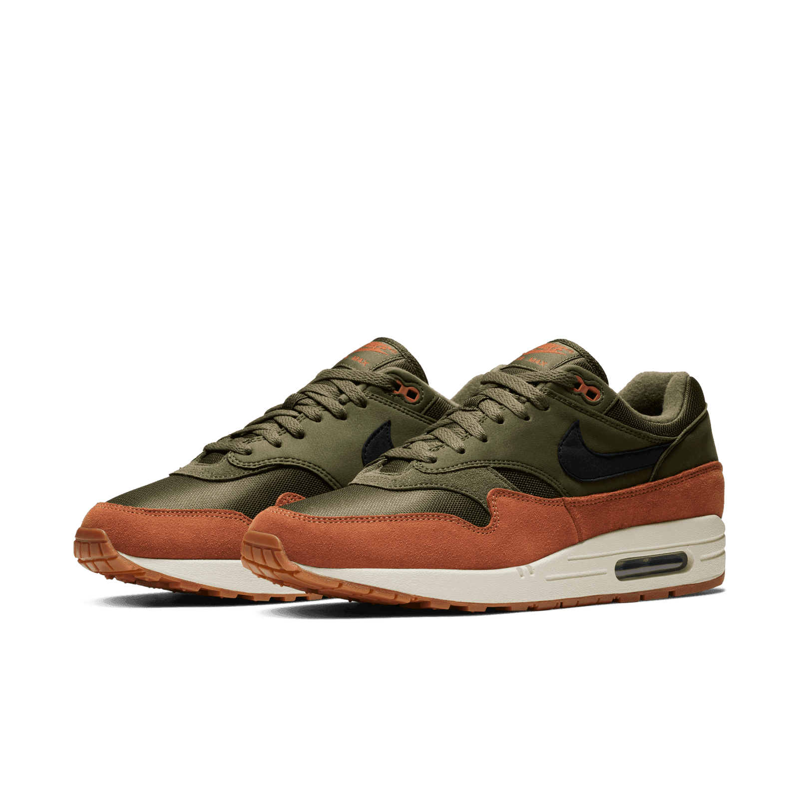 air max 1 olive canvas dark russet