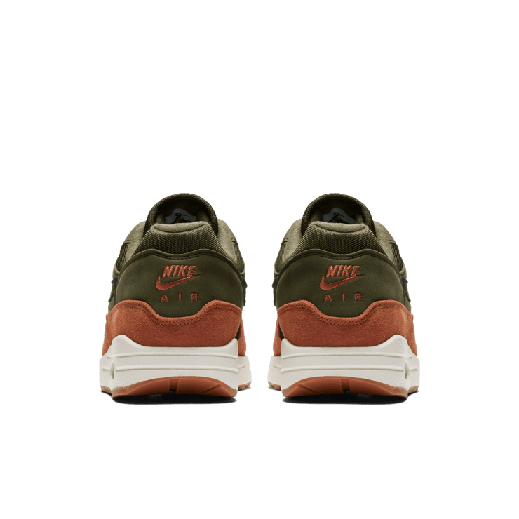 Nike Air Max 1 Olive Canvas Dark Russet Angle 3