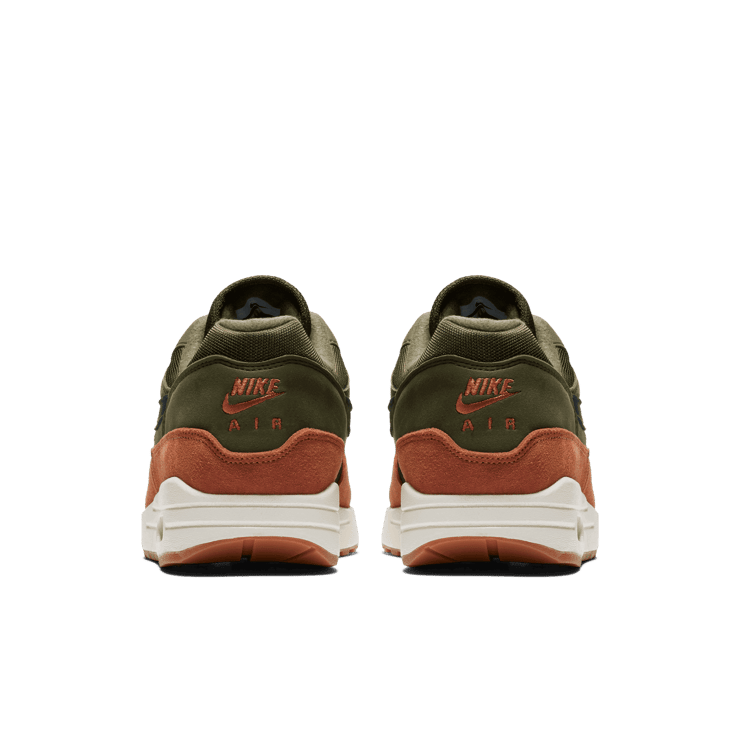 Nike Air Max 1 Olive Canvas Dark Russet Angle 3