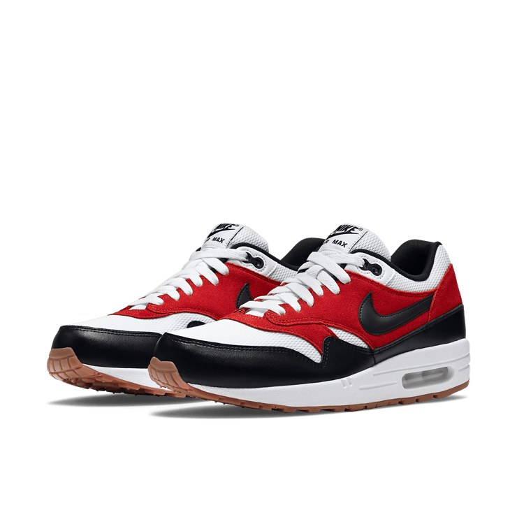 Nike Air Max 1 White Gamma Orange Angle 2