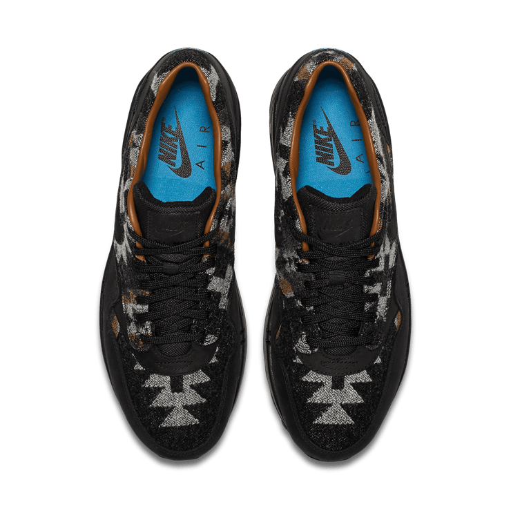 Nike Air Max 1 QS Pendleton Black Grey Angle 1