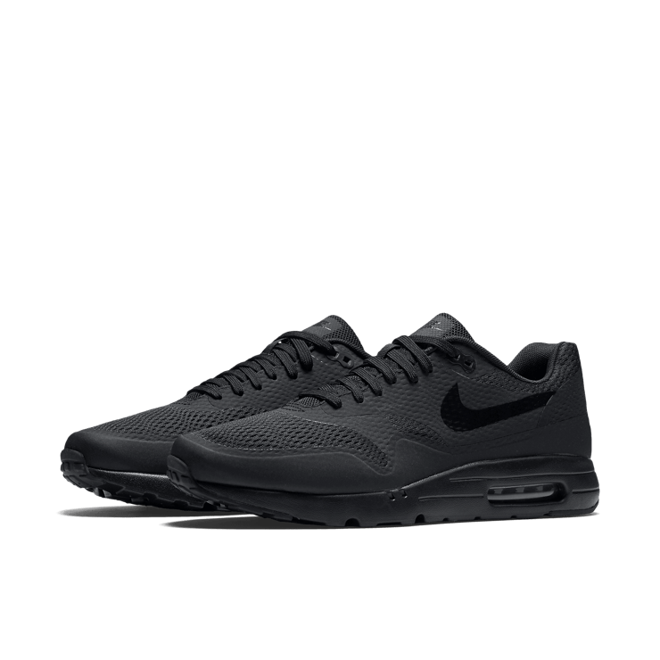 Nike Air Max 1 Ultra Essential Triple Black Angle 2