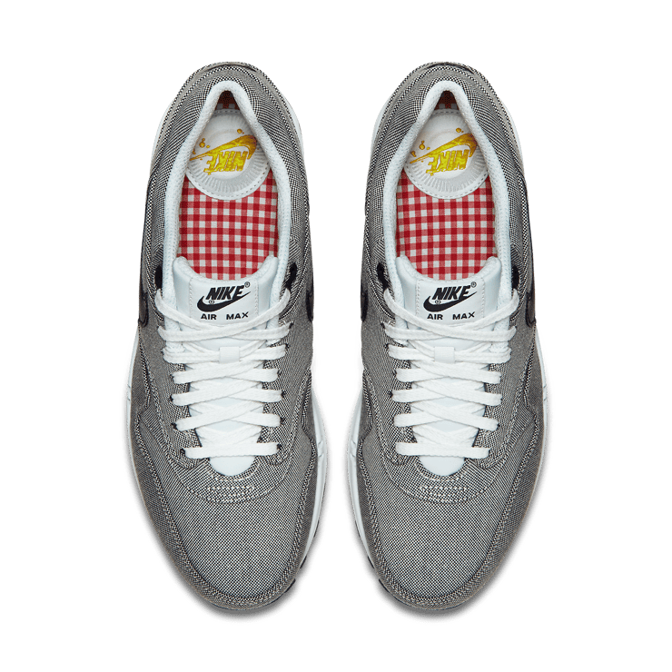 Nike Air Max 1 Canvas White Black Picnic Pack Angle 1