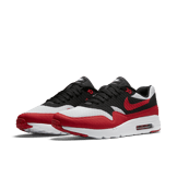 Nike Air Max 1 Ultra Pure Platinum Black Gym Red Angle 2