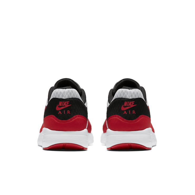 Nike Air Max 1 Ultra Pure Platinum Black Gym Red Angle 3