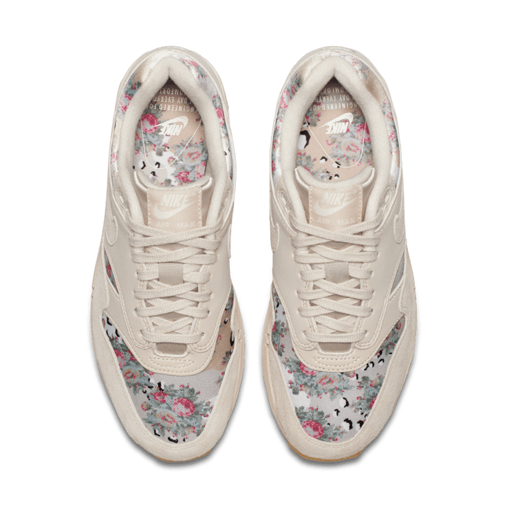 Nike Air Max 1 Floral Desert Sand (W) Angle 1