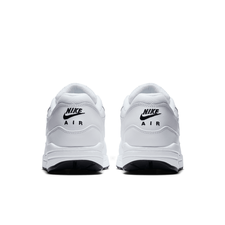 Nike Air Max 1 White White Black Angle 3