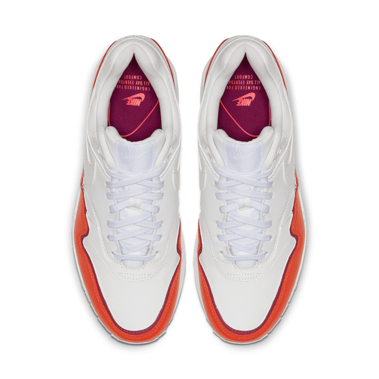 Nike Air Max 1 Liner White Red (W) Angle 1